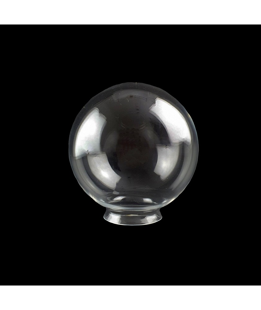 Clear Globe Light Shade with Fitter Neck in Various Sizes 