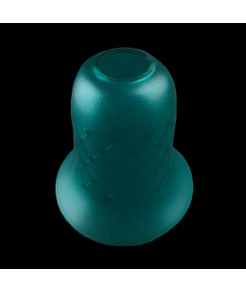 Turquoise Dotted Tulip Light Shade with 30mm Fitter Hole