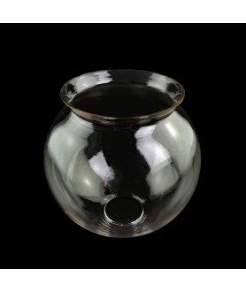 Clear Gas Light Shade with 90mm Fitter Neck