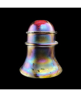 Iridescent Bell Light Shade with 40mm Fitter Hole