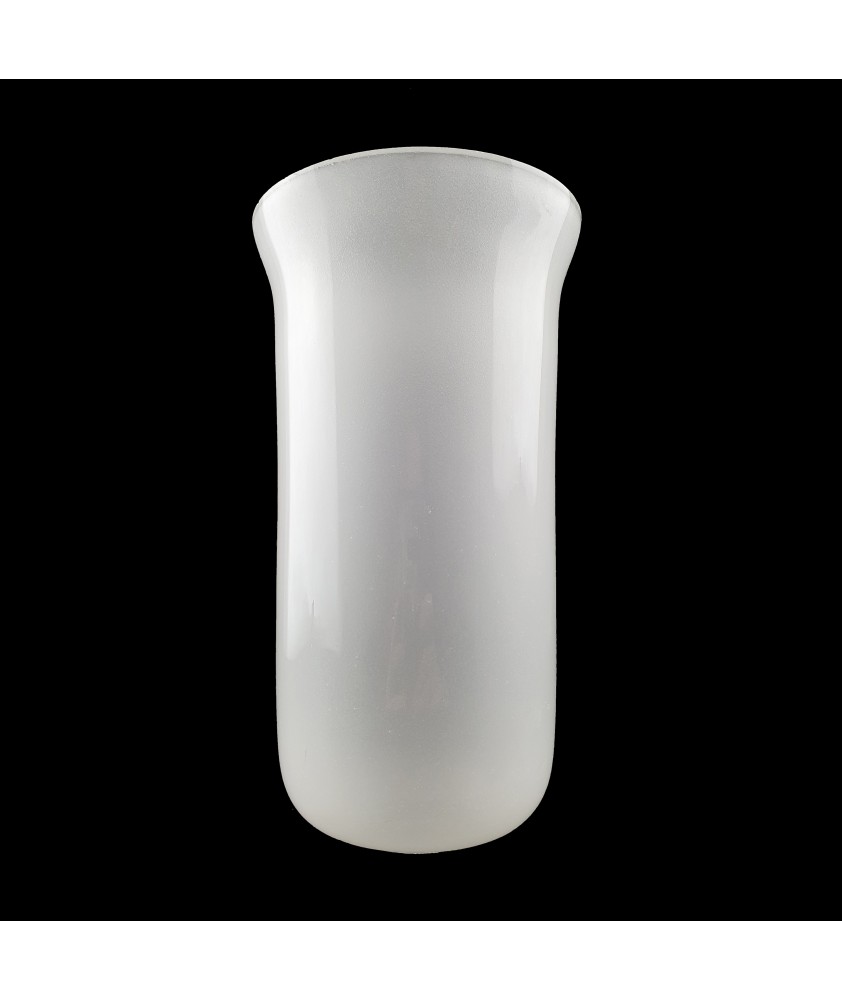 215mm Internal Etched Hurricane Glass Shade With 40mm Base