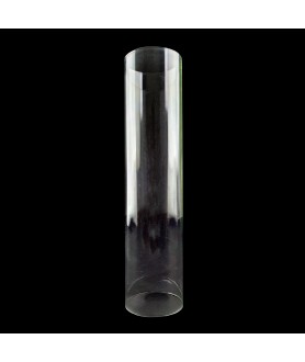 200mm Clear Glass Cylinder Shade with 49mm Base 