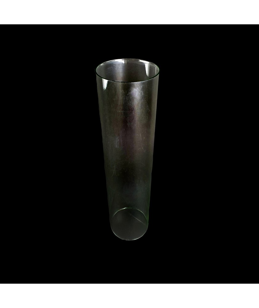 200mm Clear Glass Cylinder Shade with 49mm Base 