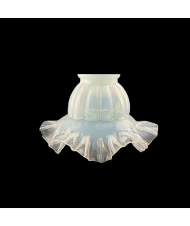 Opalescent Frilled Tulip Light Shade with 57mm Fitter Neck