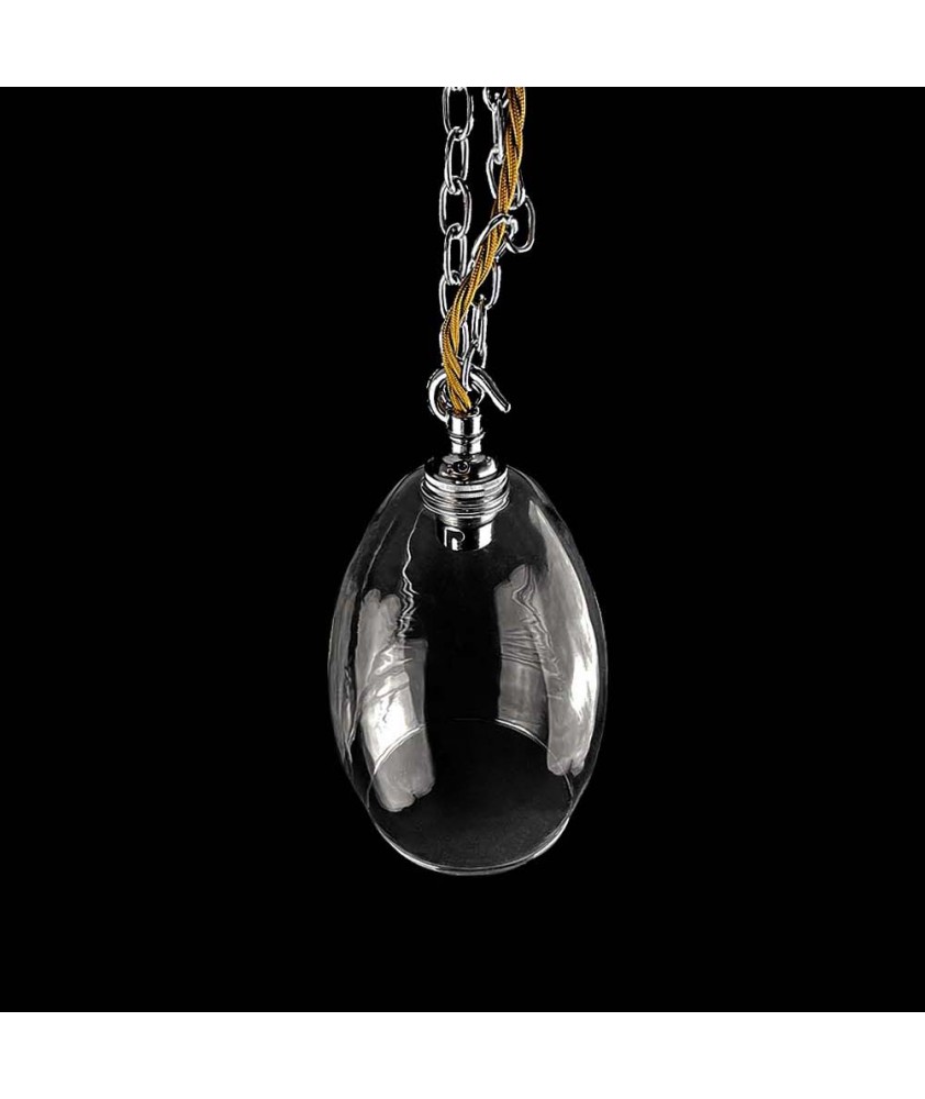 Clear Complete Pendant with 30mm Fitter Hole