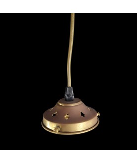 Polish Brass Pendant with 80mm Gallery