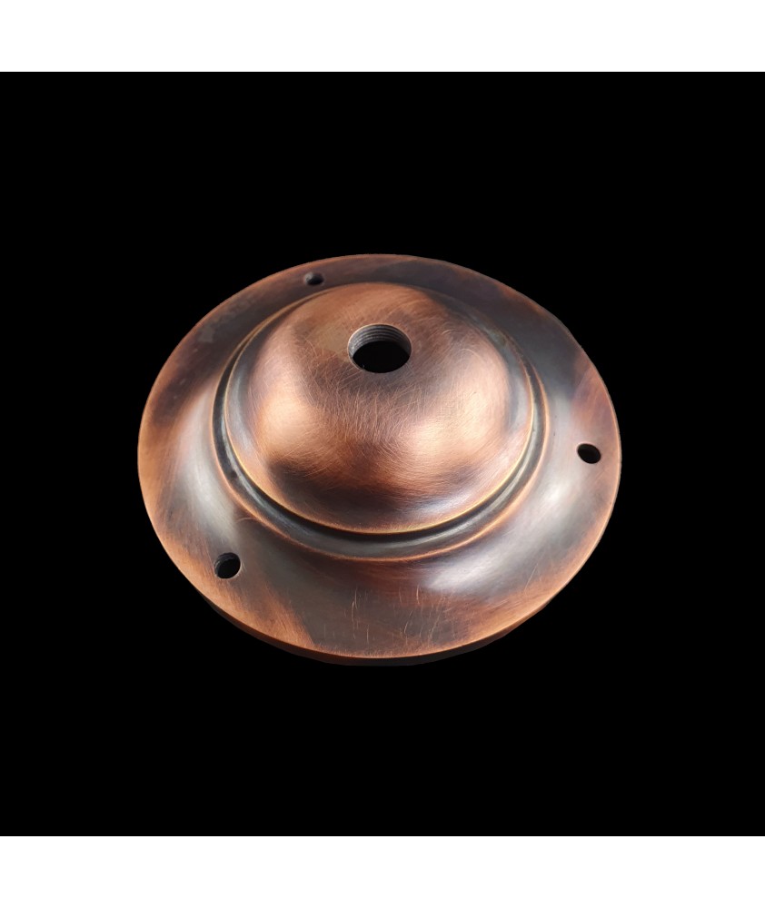 100mm Ceiling Plate in Brushed Copper over 100kg