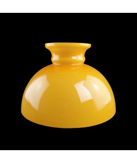245mm Base Cognac Aladdin Oil Lamp Dome