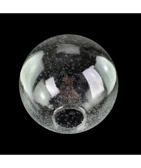 180mm Clear Globe with Seed Bubbles and 80mm Fitter Neck