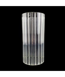 250mm Clear Ribbed Cylinder with 3 hole suitable for Spider Fitting