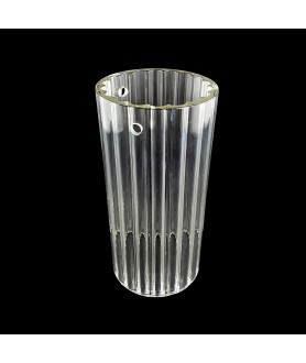 250mm Clear Ribbed Cylinder with 3 hole suitable for Spider Fitting