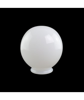 140mm Opal Globe Light Shade with 75mm Fitter Neck