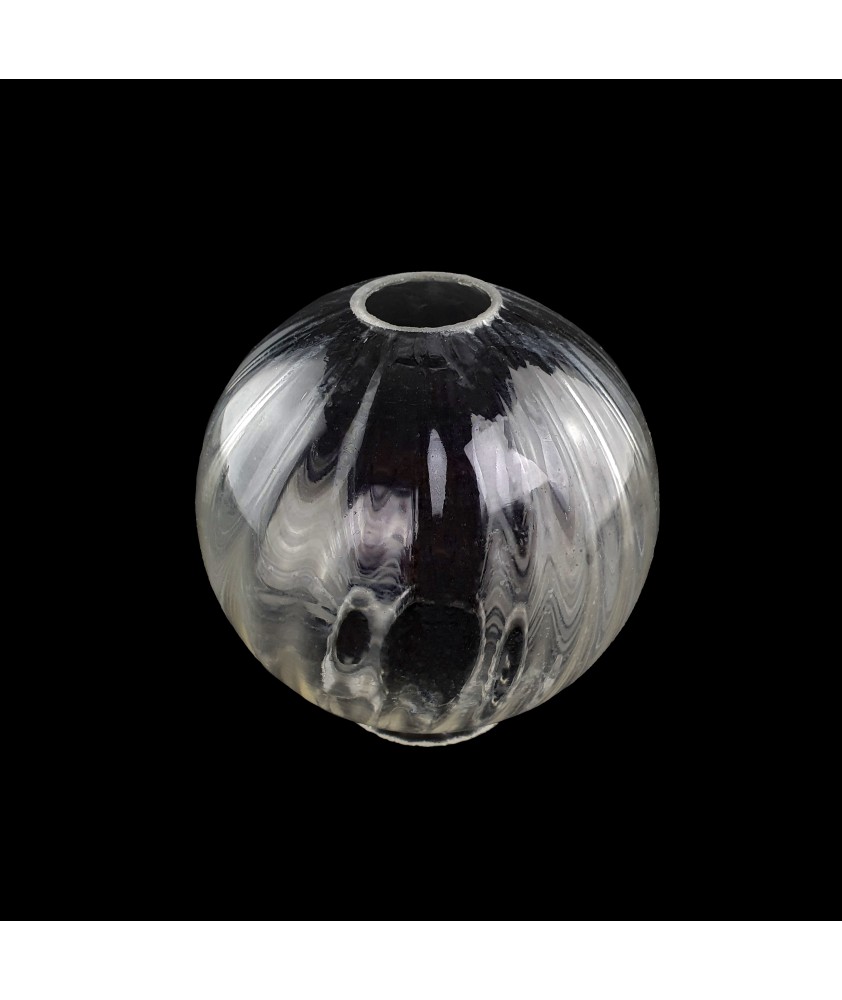 Ribbed Optic Gas Globe with 46mm Fitter Neck