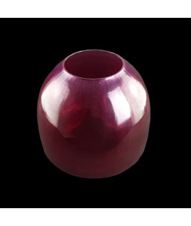 Ruby Red Original Beehive style Oil Lamp Shade with 100mm Base