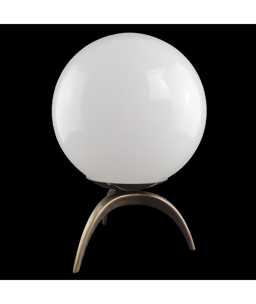 Large  Opal Orb Table Lamp 