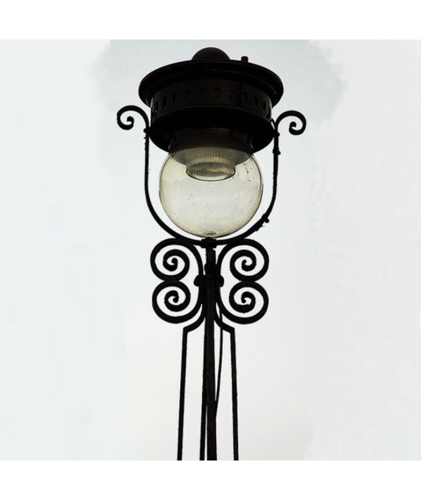 Clear Glass Lamp Shade for Traditional Street Lantern