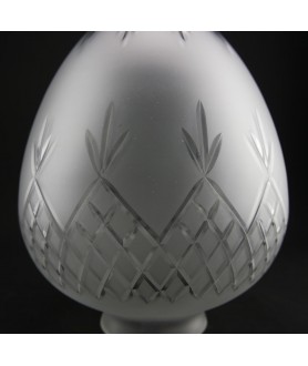 Large Pineapple Cut Acorn Light Shade with 80mm Fitter Neck