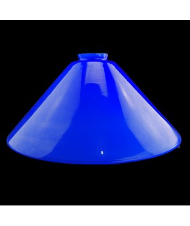 295mm Cobalt Blue Coolie Light Shades with 57mm Fitter Neck