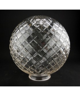200mm Crystal Cut Globe with 75mm Fitter Neck