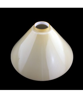 245mm Cream Coolies Light Shades with 57mm Fitter Neck
