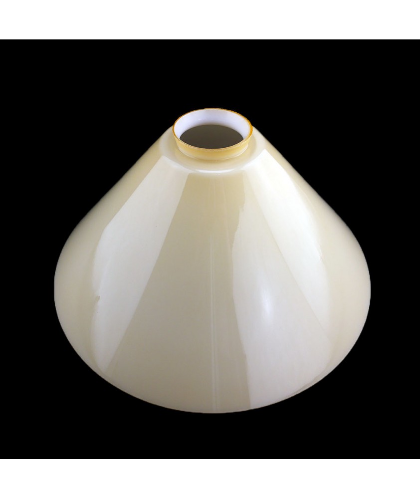 295mm Cream Coolies Light Shades with 57mm Fitter Neck