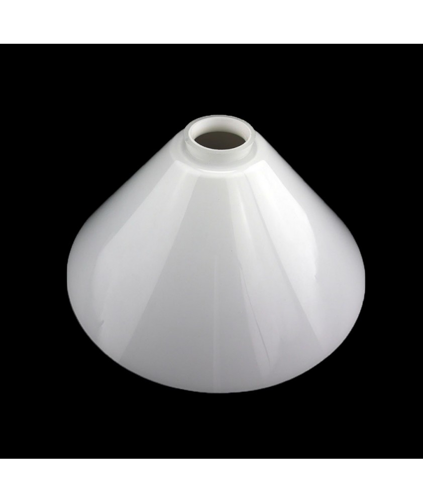 295mm Opal Coolie Light Shades with 57mm Fitter Neck