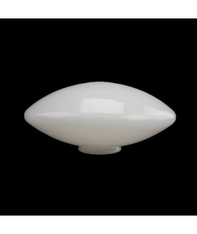 Opal Elliptical Globe Light Shade With 75-80mm Fitter Neck