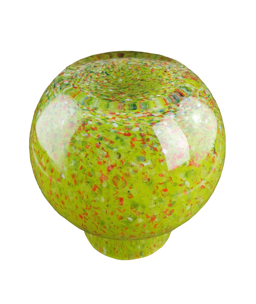 Green Mottled Strathearn Glass Vase