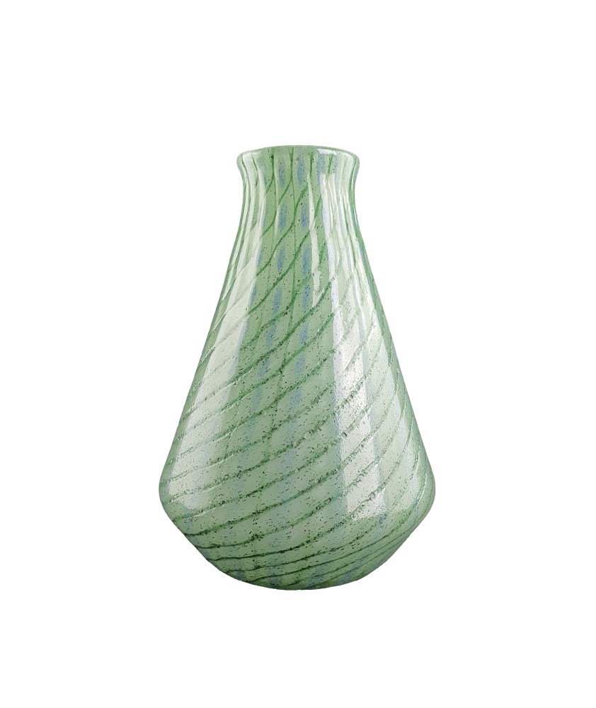 Monart Glass Vase in Light Green