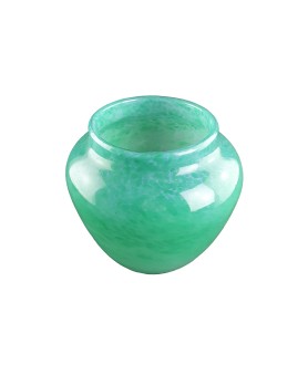 Monart Glass Vase in Green/Blue