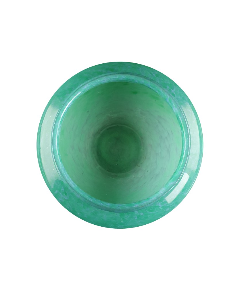 Monart Glass Vase in Green/Blue