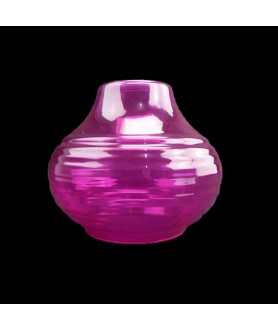 160mm Pink Art Deco Ceiling Light Shade with 40mm Fitter Hole