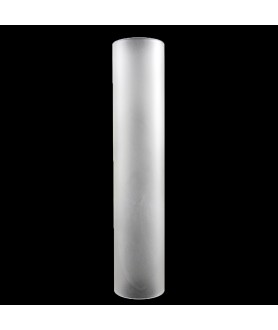 280mm Clear Glass Cylinder Glass Shade with 37mm Fitter Size