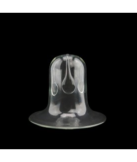 Clear Drip Bell Light Shade with 28mm Fitter Hole