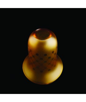 Patterned Cognac Tulip Shade with 30mm Fitter Hole