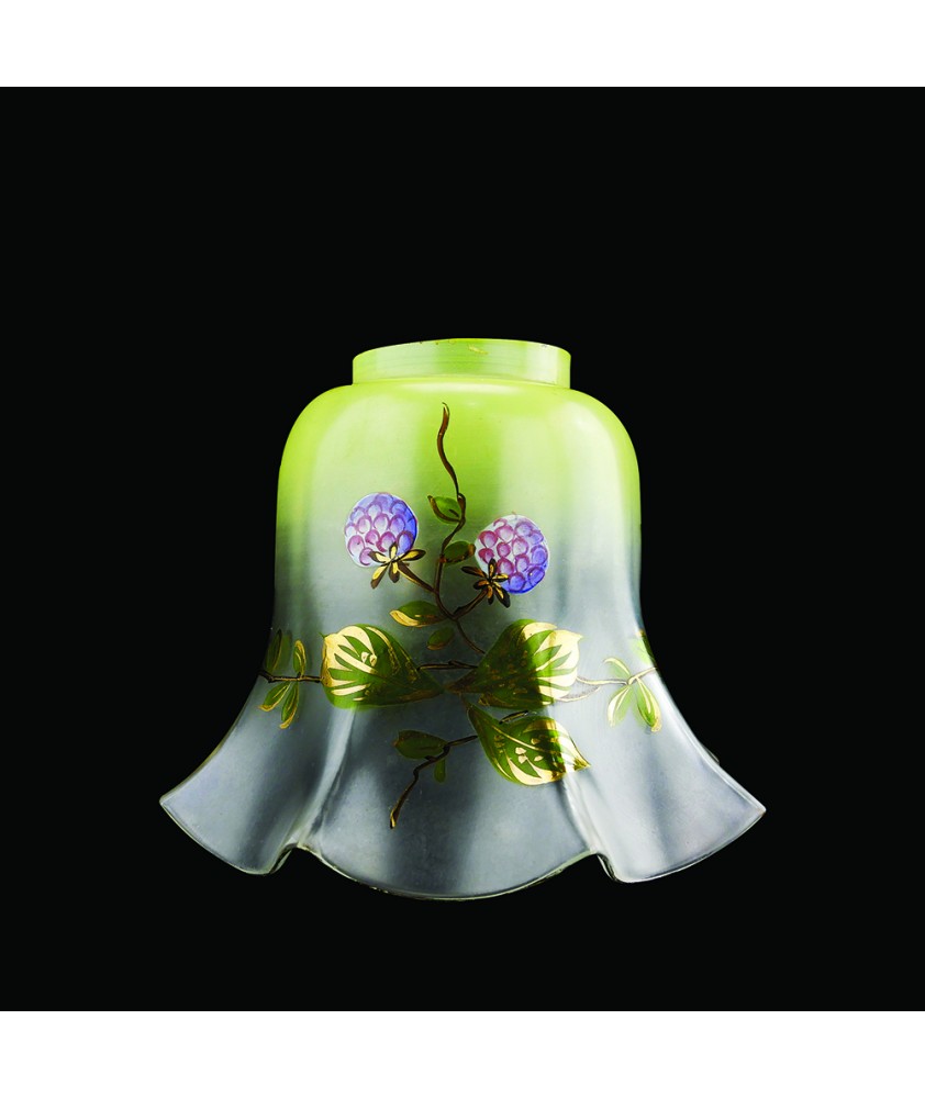 Floral Gas Light Shade with 57mm Fitter Neck