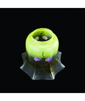 Floral Gas Light Shade with 57mm Fitter Neck