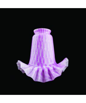 Pink Frilled Tulip Light Shade with 55-57mm Fitter Neck