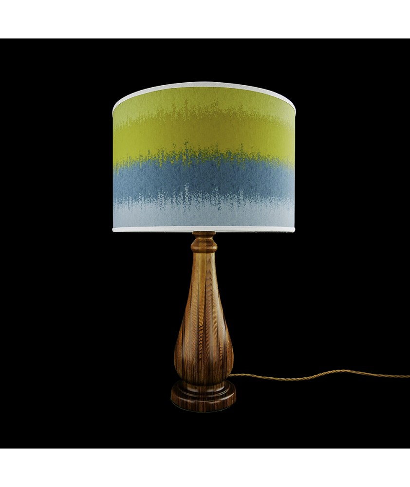 Lignum Vitae Table Lamp with Shade 