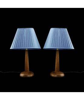 Danish Table Lamps with Turquoise Shade