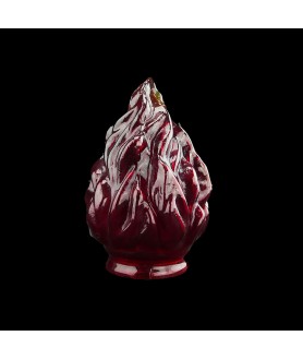 Ruby Red Empire Torch Flambé Light Shade with 80mm Fitter Neck