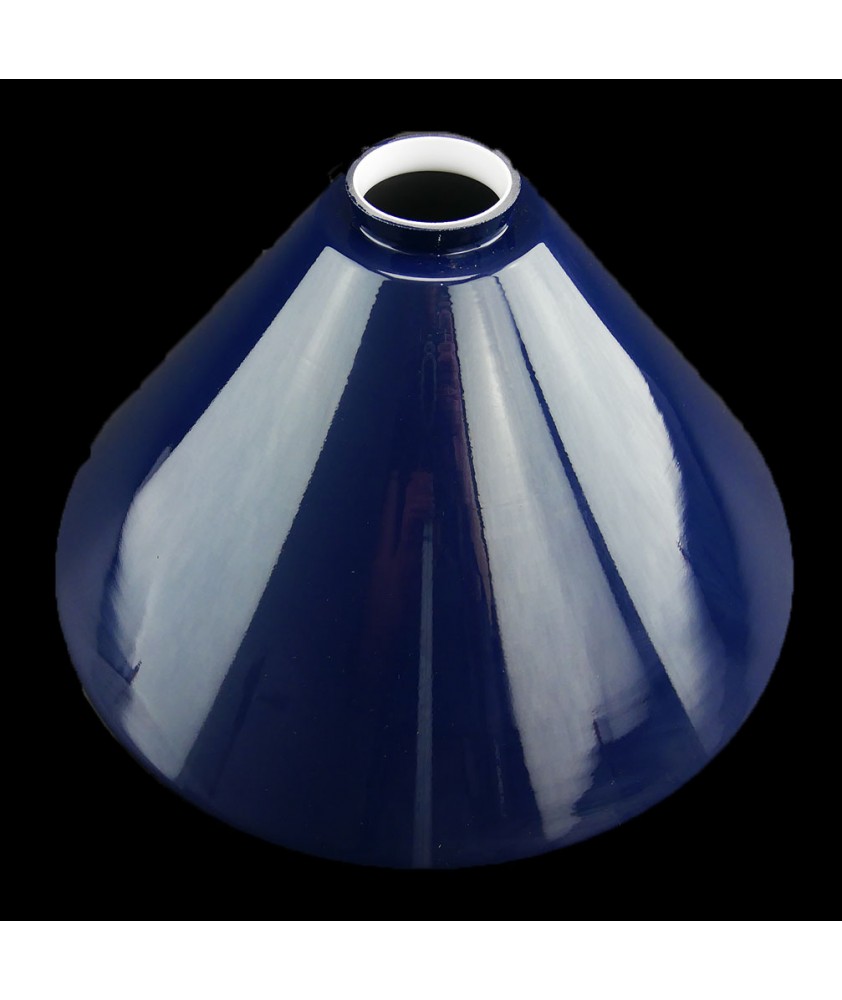 295mm Navy Blue Coolie Light Shade with 57mm Fitter Neck