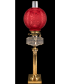 100mm Base Ruby Red Oil Lamp Shade for Duplex/Double Wick Lamps 100mm Base Ruby Red Oil Lamp Shade for Duplex/Double Wick Lamps