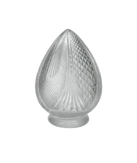 Clear Cut Pineapple Acorn Glass Shade – 80 mm Fitter Neck Clear Cut Pineapple Acorn Glass Shade – 80 mm Fitter Neck