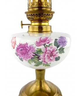 Floral Pattern Oil Lamp