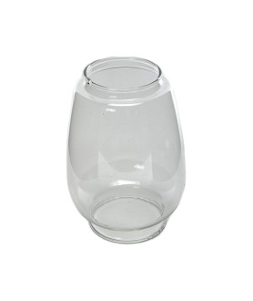Clear Hurricane Glass Shade with 70mm Base