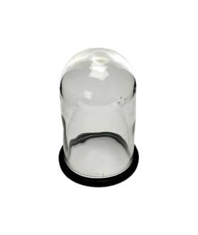 Clear Wellglass Light Shade with 100mm Base
