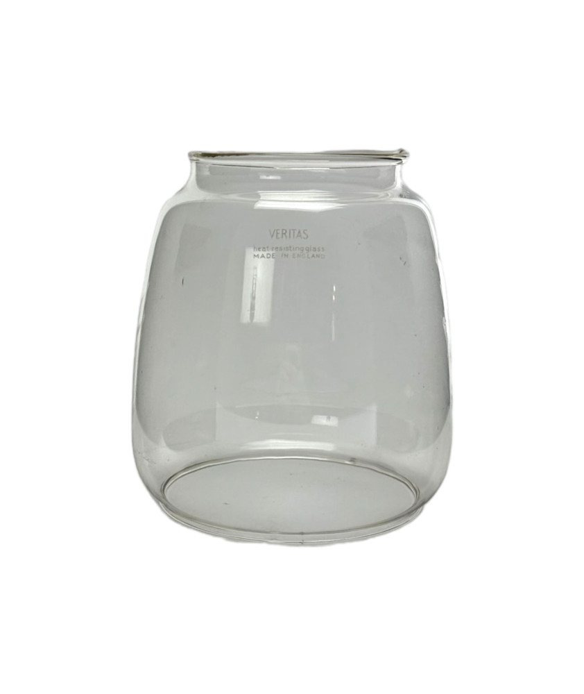 Clear Hurricane Glass Shade with 105mm Base