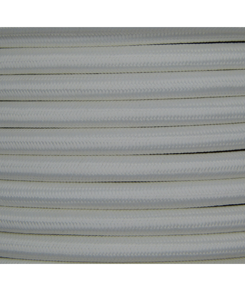 0.75mm Round Cable White