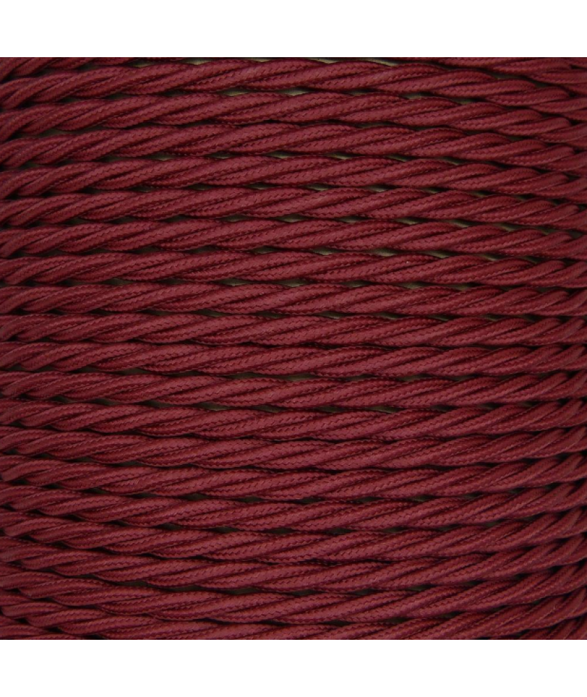 0.75mm Twisted Cable Burgundy